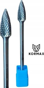 Forgó reszelő hosszú 10mm hegyes 10x20x120x6mm keményfém