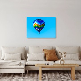 Kép - Hőlégballon (üvegen) (70x50 cm)
