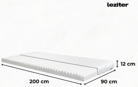 DreamX szivacs matrac 90x200x12