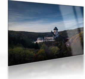 Karlstejn képe (üvegen) (70x50 cm)