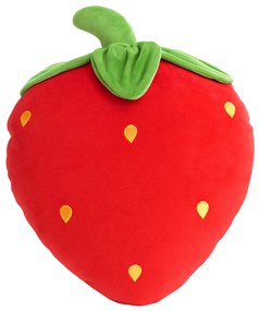 Squish Strawberry Garden Pillow, 50 x 40 x 15 cm