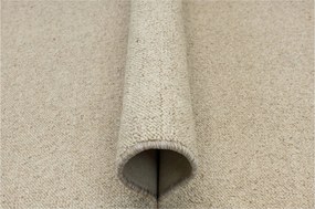 Gyapjúszőnyeg Tartós Hurkos Bézs Természetes Nelson Filc 200x200 cm