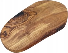 Ovális Deszka Olajfából DS25 Bárka Felvágottak és Sajtok Tálalásához