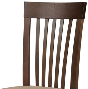 Étkezőszék készlet BC-3950, diófa, 2 db