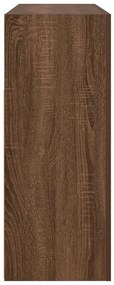 Oldalszekrény Barna tölgy Mérnöki fa 116 x 30 x 75 cm