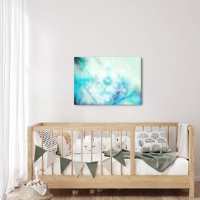 Kép - Merkaba türkiz háttérrel (70x50 cm)