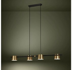 Eglo 39985 - LED Csillár zsinóron ALTAMIRA 4xGU10/4,6W/230V 3000K arany