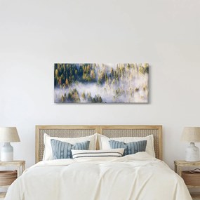 Fák képe a ködben (120x50 cm)