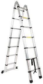 Teleszkópos létra - ALU lépcsőfokok, 4,4m ASIST AR99-6440 Sérült csomagolás: Nem