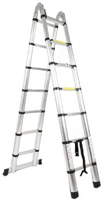 Teleszkópos létra - ALU lépcsőfokok, 4,4m ASIST AR99-6440