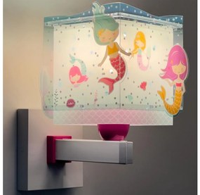 Dalber 63449 - Gyermek fali lámpa MERMAIDS 1xE27/60W/230V