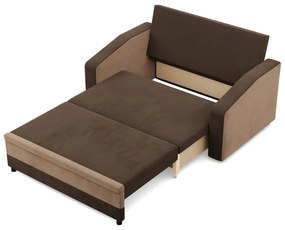 Hewlet kanapé, szövet anyag, barna