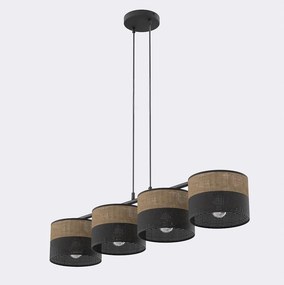 Emibig modern függeszték karbon barna fekete emi1653/4