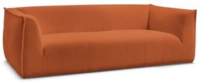 Narancssárga buklé kanapé 242 cm Giorgia – Bobochic Paris