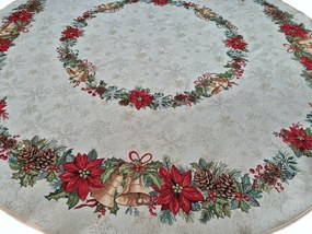 165 cm-es Abrosz kerek karácsonyi dísz