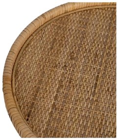 Rattan kerek tárolóasztal ø 45 cm – Ixia