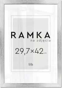 Képkeret 29,7x42 A3 Képkeret Fotó 42x29,7 ezüst