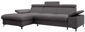 Sarokkanapé Miles (B) (szürke + fekete) . Akció -15%. 1099671