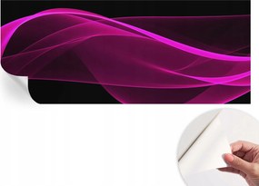 Öntapadós Fali Fotótapéta Hálószobába Rózsaszín szalagok 250x104 cm