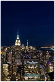 Plakátok 80x120 New York Felülnézet