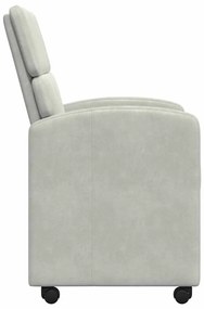 Kerekes Étkező Székek 2 pcs Világosszürke 58 x 65 x 98 cm