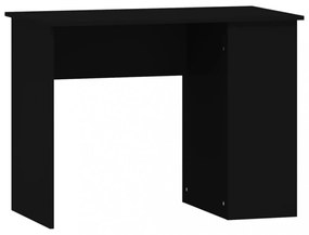 fekete szerelt fa íróasztal 100x55x75 cm
