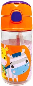 Fisher-Price Animals műanyag kulacs akasztóval 350 ml