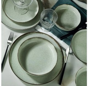 24 részes zöld porcelán étkészlet