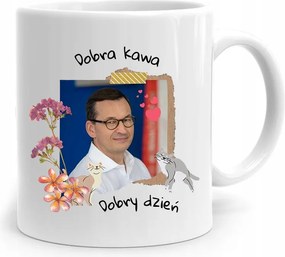 Bögre Politikus Miniszterelnök Mateusz Morawiecki Pis