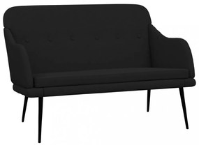 vidaXL fekete szövetpad 110 x 76 x 80 cm