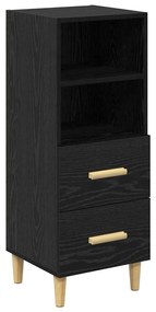 Széf fiókkal Musta tammi 34 x 34.5 x 90 cm Faanyag