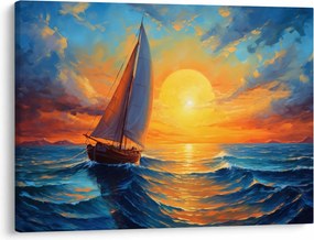 Kép - Vitorlások (70x50 cm)