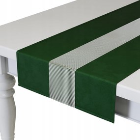 Velúr asztali futó cirkóniákkal 40x160 cm, cirkóniás futók nappaliba, klasszikus stílus