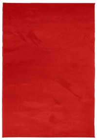 OVIEDO piros rövid szálú szőnyeg 160 x 230 cm