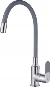 Invena Konyhai Jóga Csaptelep Szürke/króm