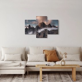 Kép - A ködben rejtett olasz dolomitok (90x60 cm)