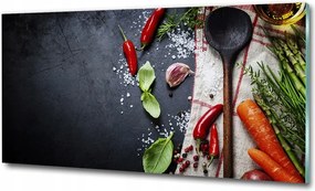 Fotó üvegkép Chilli és cayenne 100x70