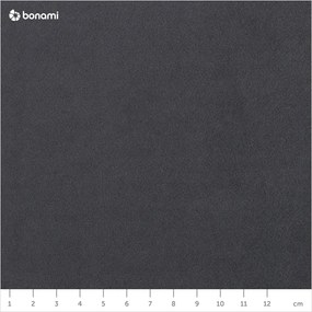 Eden szürke bársony kanapé, 237 cm - Scandic