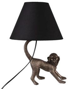 Asztali lámpa barna majom dekorral