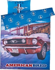 3D pamut ágyneműhuzat MUSTANG LEGEND színes, 100% pamut Ágyneműhuzat mérete: 80 x 80 cm | 135 x 200 cm