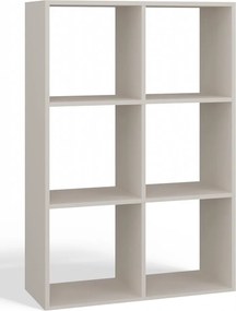 Malax 2x3 polc, 110x75x30 cm, kasmír