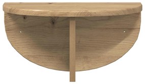 vidaXL Falpolc Falra szerelhető Artisan tölgy 38 x 19 x 19 cm Faanyag