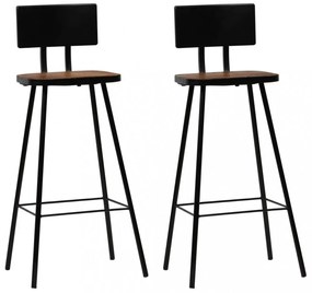 3 részes tömör újrahasznosított fa bárszett