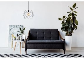 Csillár zsinóron GALL 1xE27/60W/230V fekete