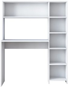 RANI munkapad polccal, 113,2x141,8 cm, fehér