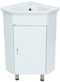 Keramia Pro fürdőszobaszekrény mosdóval 57,3x41 cm fehér PRORSDV