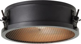 Brilliant - Mennyezeti lámpa ZOIS 1xE27/28W/230V átm. 30 cm fekete