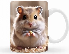 Hörcsög Bögre Hörcsög születésnapi ajándék 330 ml porcelán