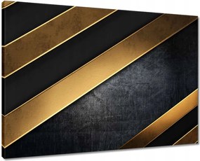 Vászonkép 70x50 Arany csíkok