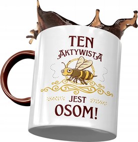 Bordó Bögre Aktivistának Darázs! Ajándék Nyomtatott Fotóval